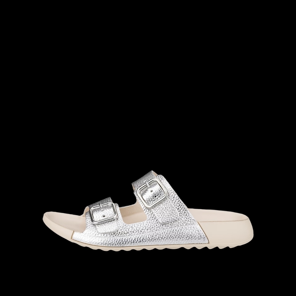 ECCO COZMO SILVER SANDAL WOMENS 9